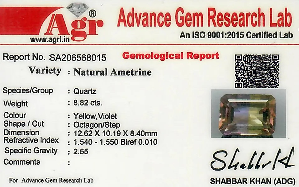Advance Gem Research Lab SA206568015